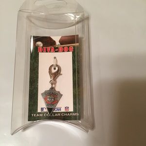 Chicago Bears NFL Pennant Dog Collar Charm